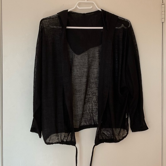 Sheer Black Blouse - Picture 5 of 5